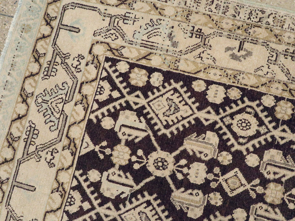 Vintage Persian Malayer Rug, No.23489 - Staging