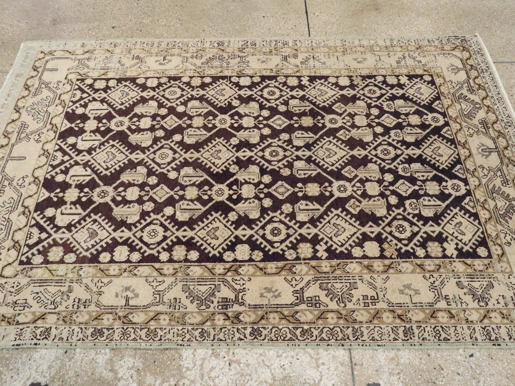 Vintage Persian Malayer Rug, No.23489 - Staging