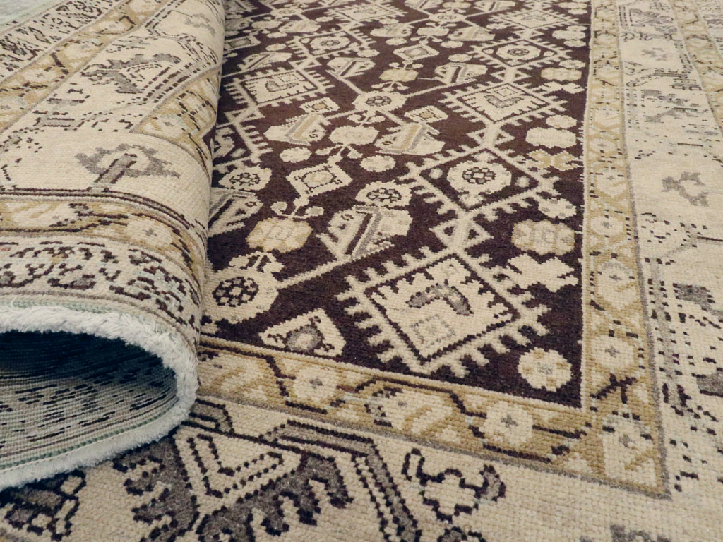 Vintage Persian Malayer Rug, No.23489 - Staging