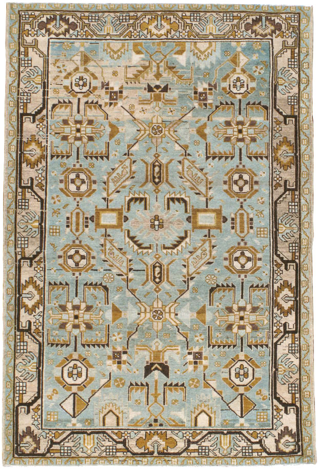 Vintage Persian Malayer Rug, No.23491 - Staging