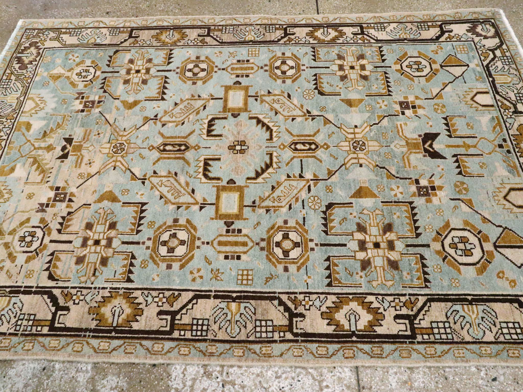 Vintage Persian Malayer Rug, No.23491 - Staging