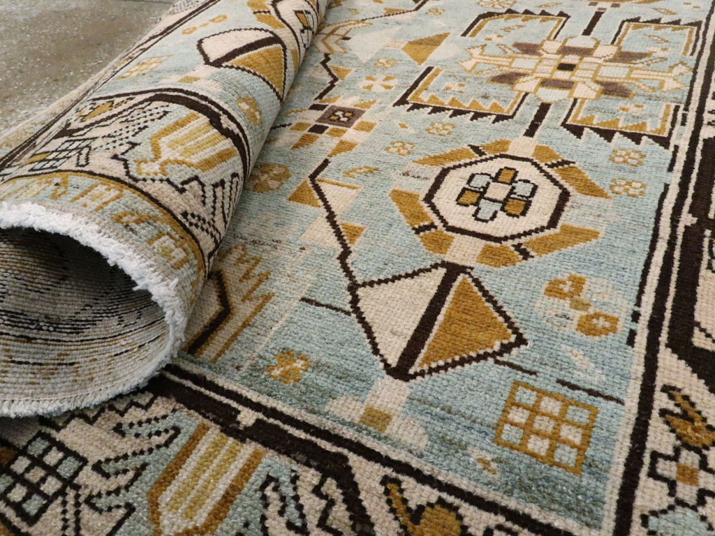 Vintage Persian Malayer Rug, No.23491 - Staging