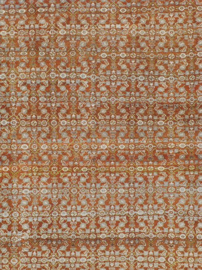 Antique Persian Malayer Carpet, No.23495 - Staging