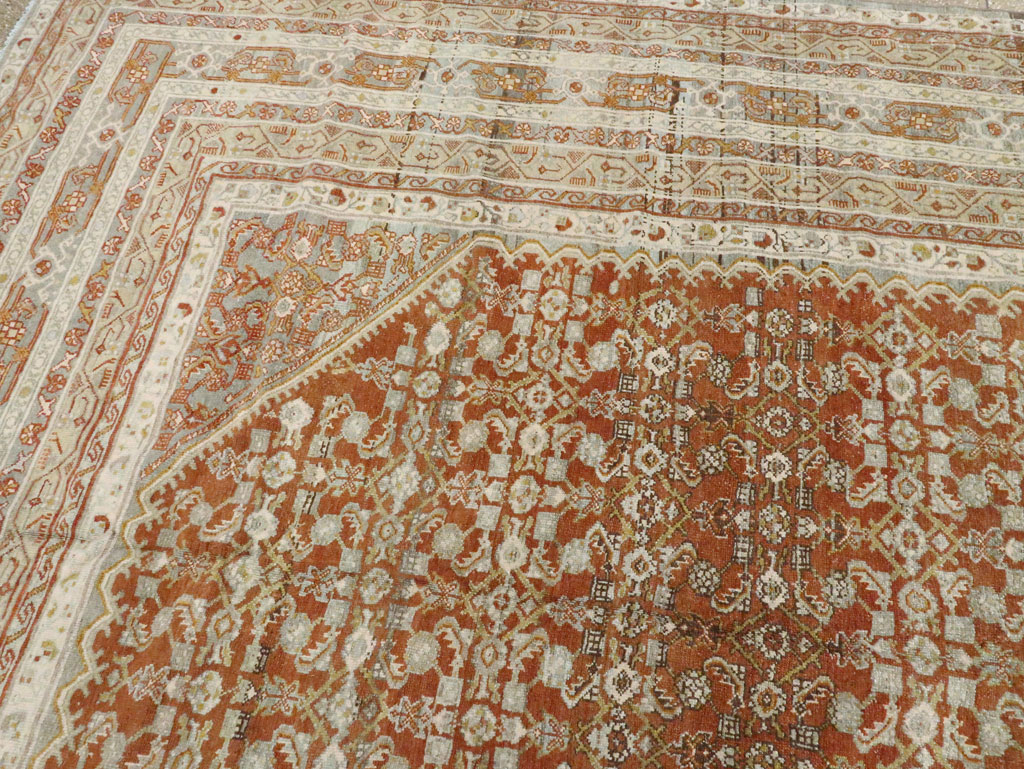 Antique Persian Malayer Carpet, No.23495 - Staging
