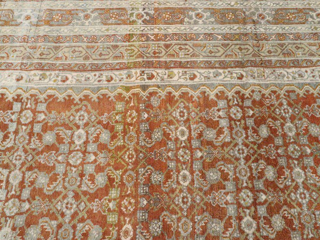 Antique Persian Malayer Carpet, No.23495 - Staging