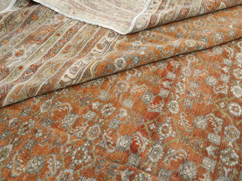 Antique Persian Malayer Carpet, No.23495 - Staging