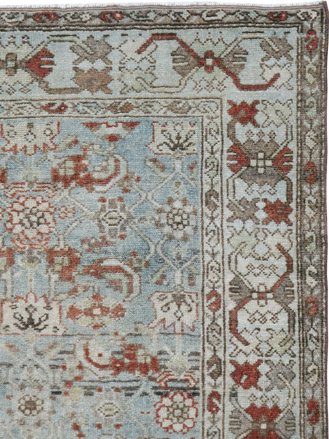 Vintage Persian Malayer Rug, No.23497 - Staging