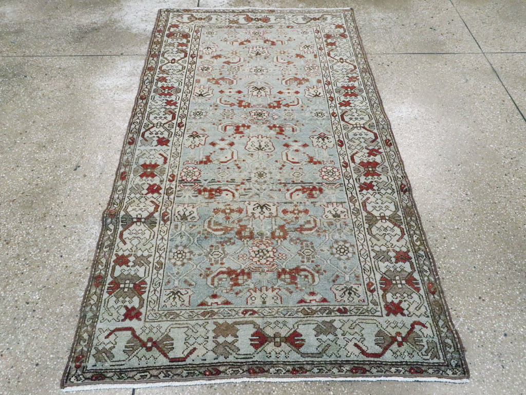 Vintage Persian Malayer Rug, No.23497 - Staging