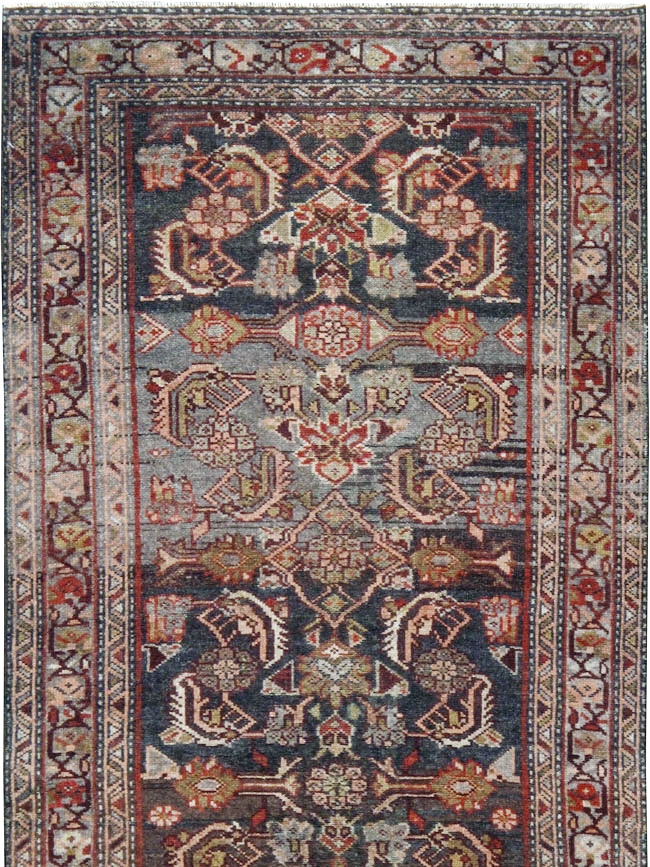 Vintage Persian Malayer Runner, No.23503 - Staging