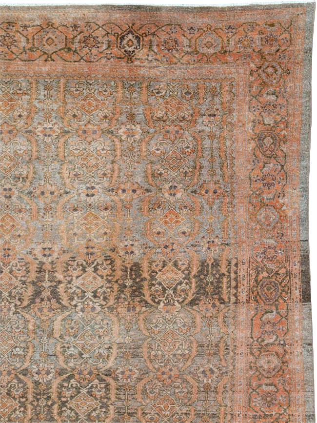 Antique Persian Malayer Carpet, No.23516 - Staging