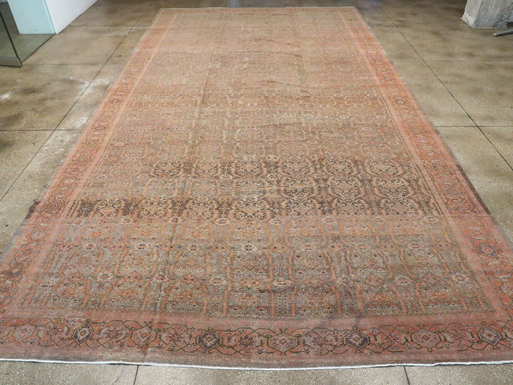 Antique Persian Malayer Carpet, No.23516 - Staging
