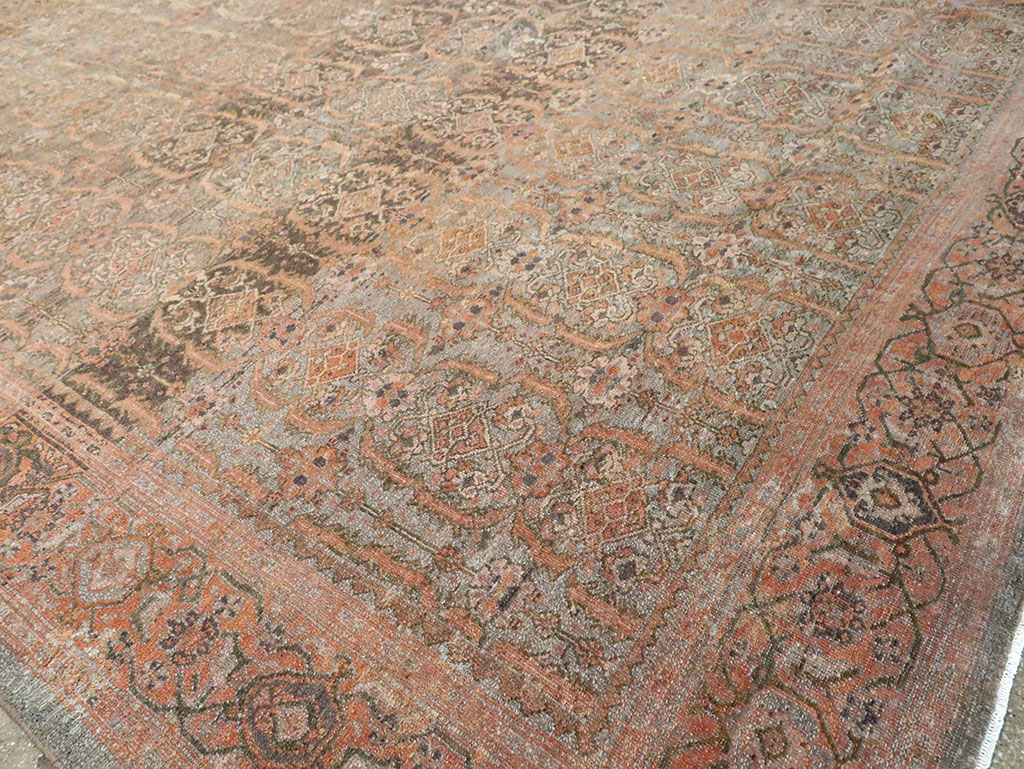 Antique Persian Malayer Carpet, No.23516 - Staging