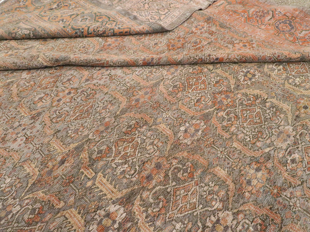 Antique Persian Malayer Carpet, No.23516 - Staging
