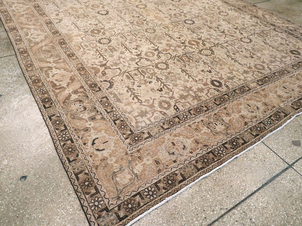 Antique Persian Tabriz Carpet, No.23527 - Staging