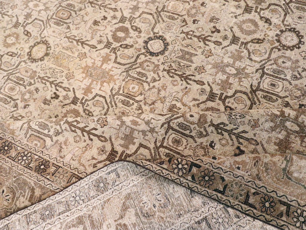 Antique Persian Tabriz Carpet, No.23527 - Staging