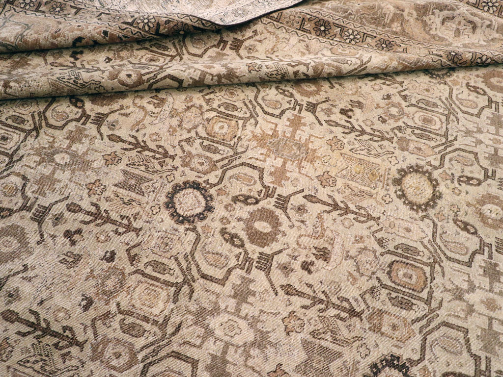 Antique Persian Tabriz Carpet, No.23527 - Staging