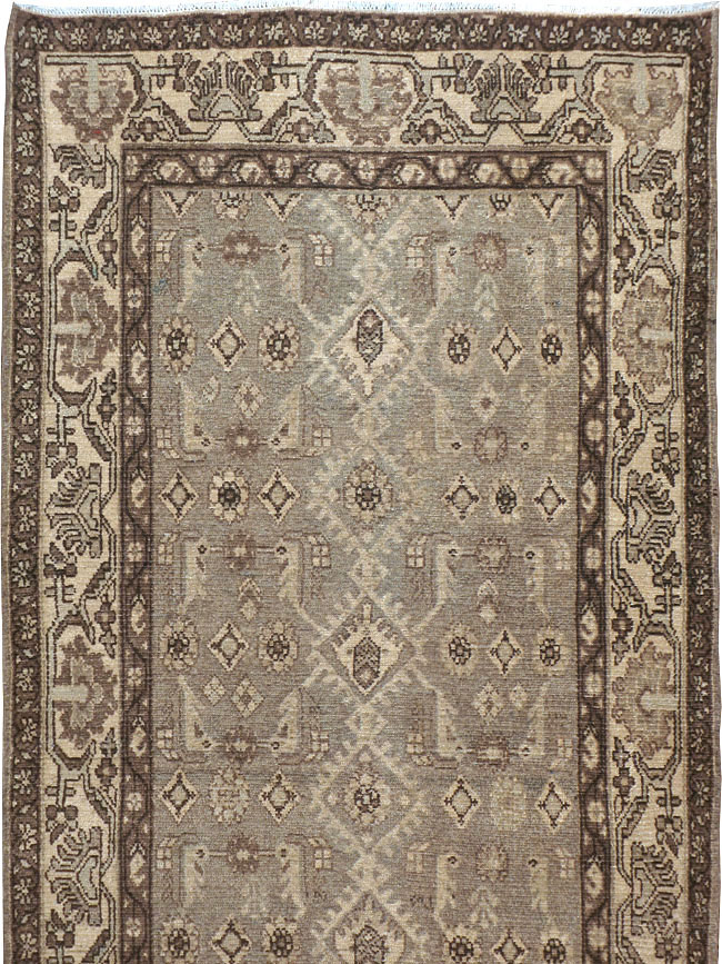 Vintage Persian Malayer Runner, No.23528 - Staging