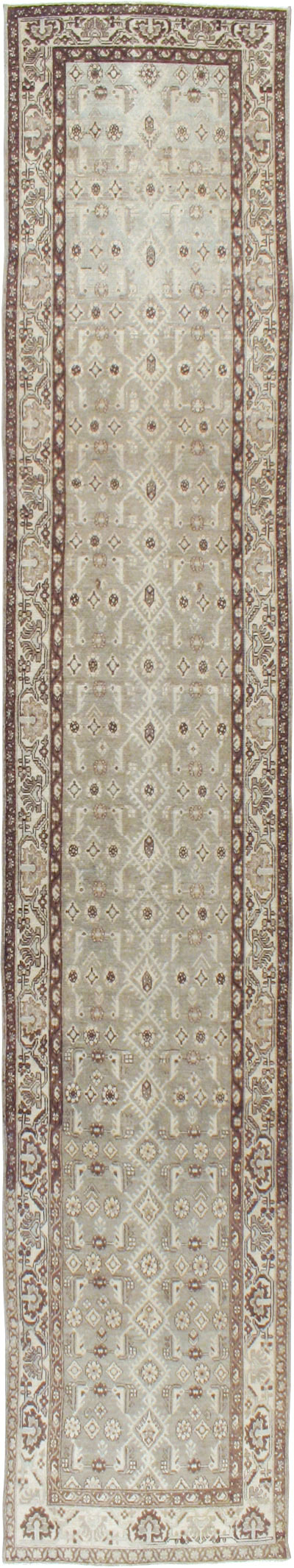 Vintage Persian Malayer Runner, No.23529 - Staging