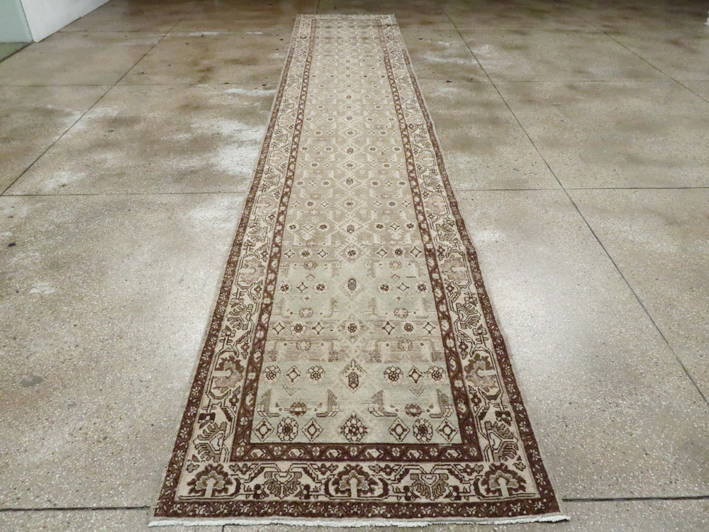 Vintage Persian Malayer Runner, No.23529 - Staging