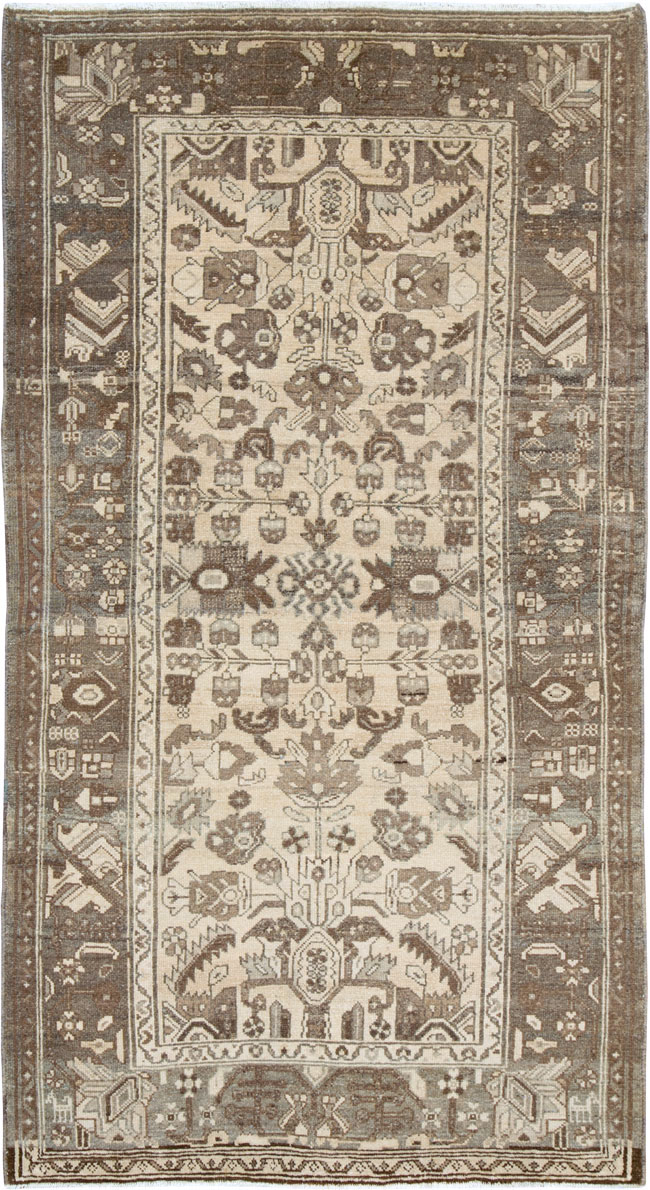 Vintage Persian Malayer Rug, No.23532 - Staging
