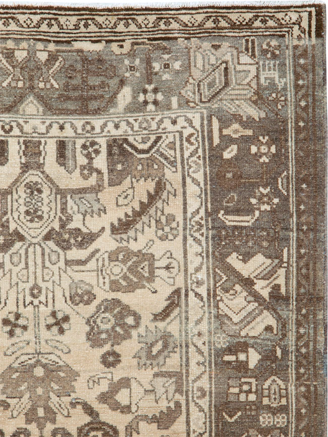 Vintage Persian Malayer Rug, No.23532 - Staging