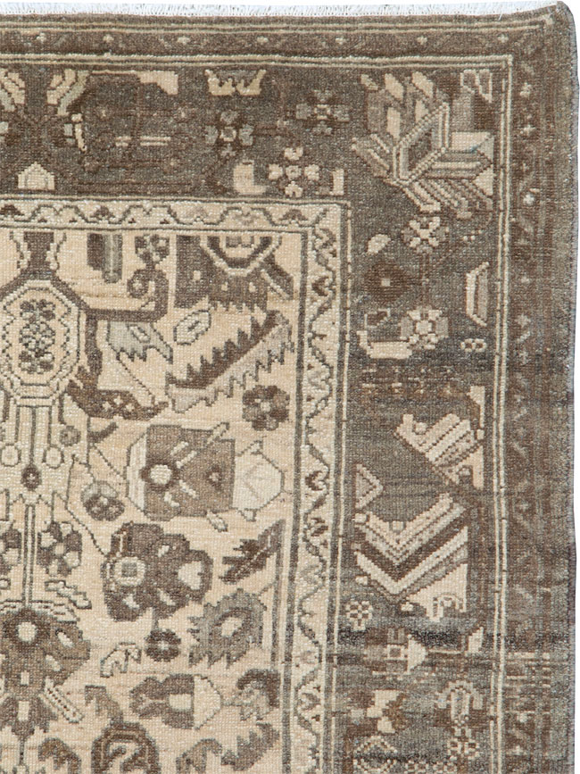 Vintage Persian Malayer Rug, No.23532 - Staging