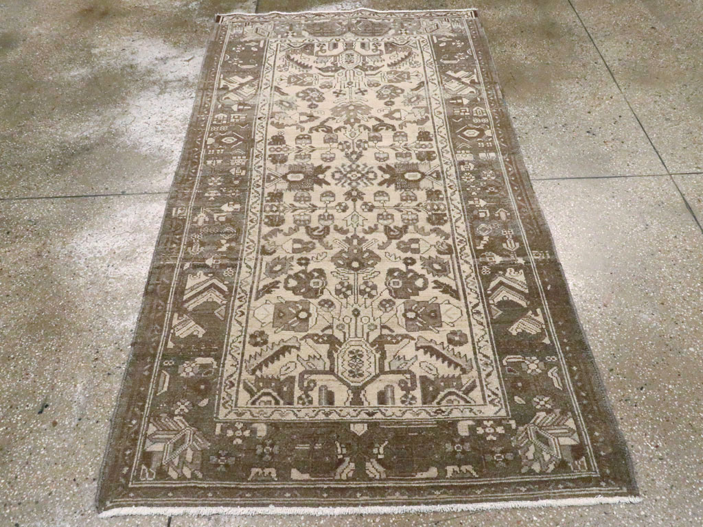 Vintage Persian Malayer Rug, No.23532 - Staging