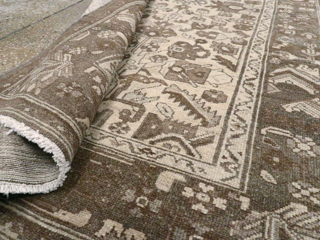 Vintage Persian Malayer Rug, No.23532 - Staging