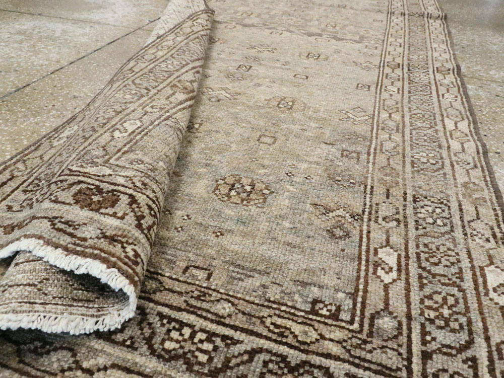 Vintage Persian Malayer Runner, No.23534 - Staging