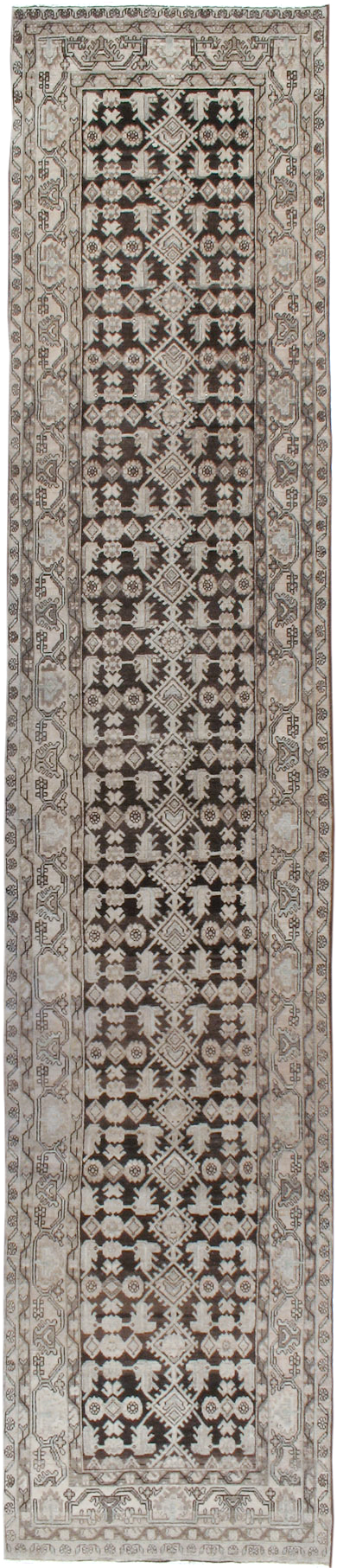 Vintage Persian Malayer Runner, No.23535 - Staging