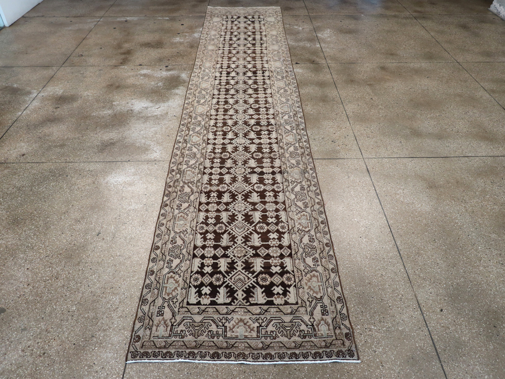 Vintage Persian Malayer Runner, No.23535 - Staging