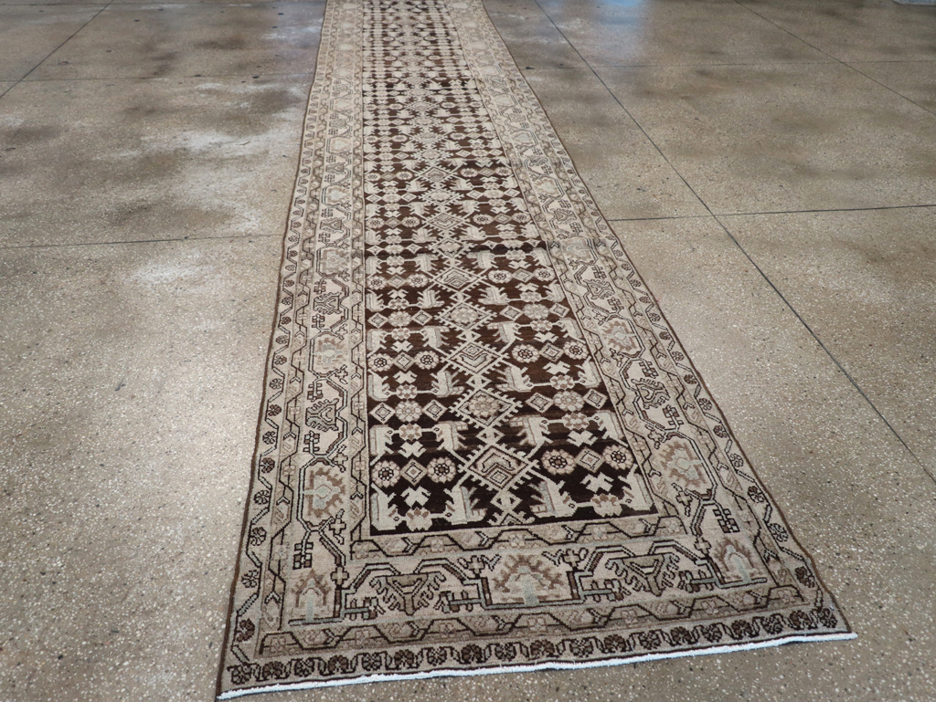 Vintage Persian Malayer Runner, No.23535 - Staging