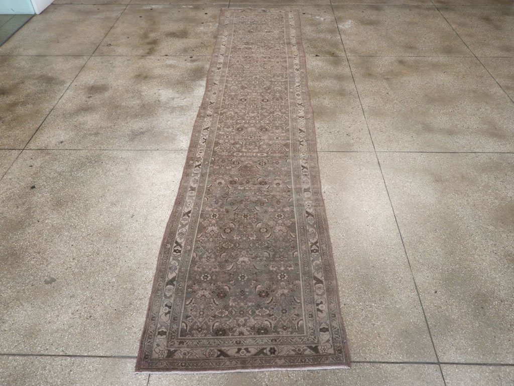 Vintage Persian Malayer Runner, No.23536 - Staging