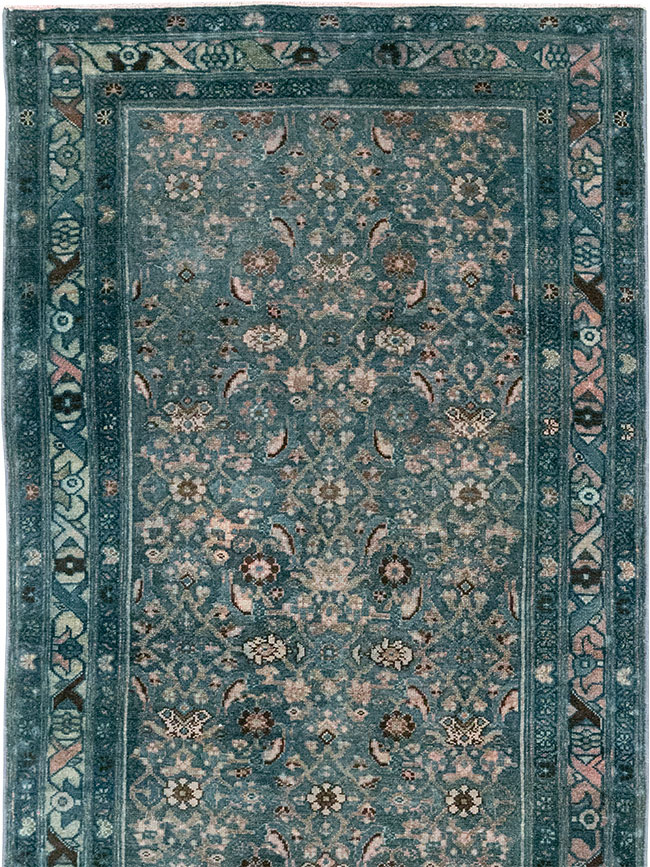 Vintage Persian Malayer Long Runner, No.23537 - Staging