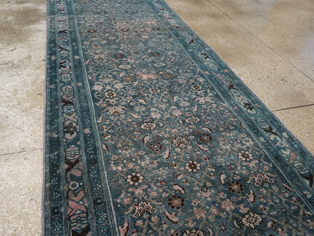 Vintage Persian Malayer Long Runner, No.23537 - Staging