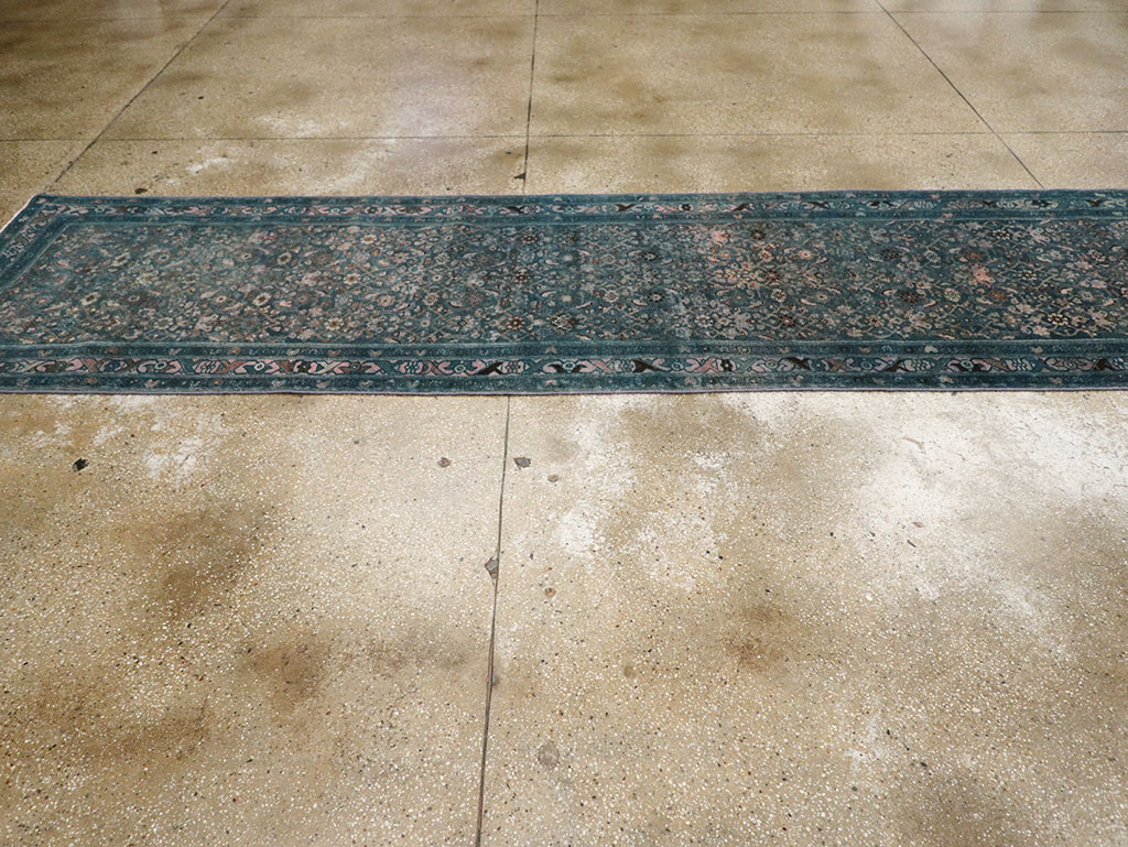 Vintage Persian Malayer Long Runner, No.23537 - Staging