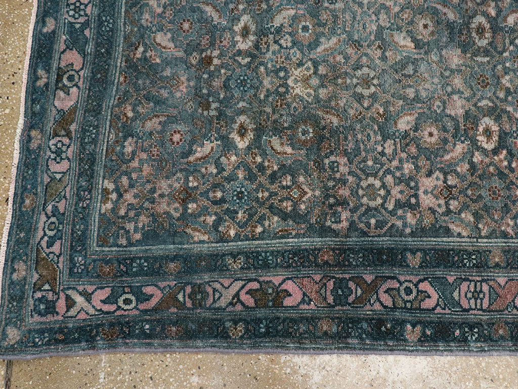 Vintage Persian Malayer Long Runner, No.23537 - Staging