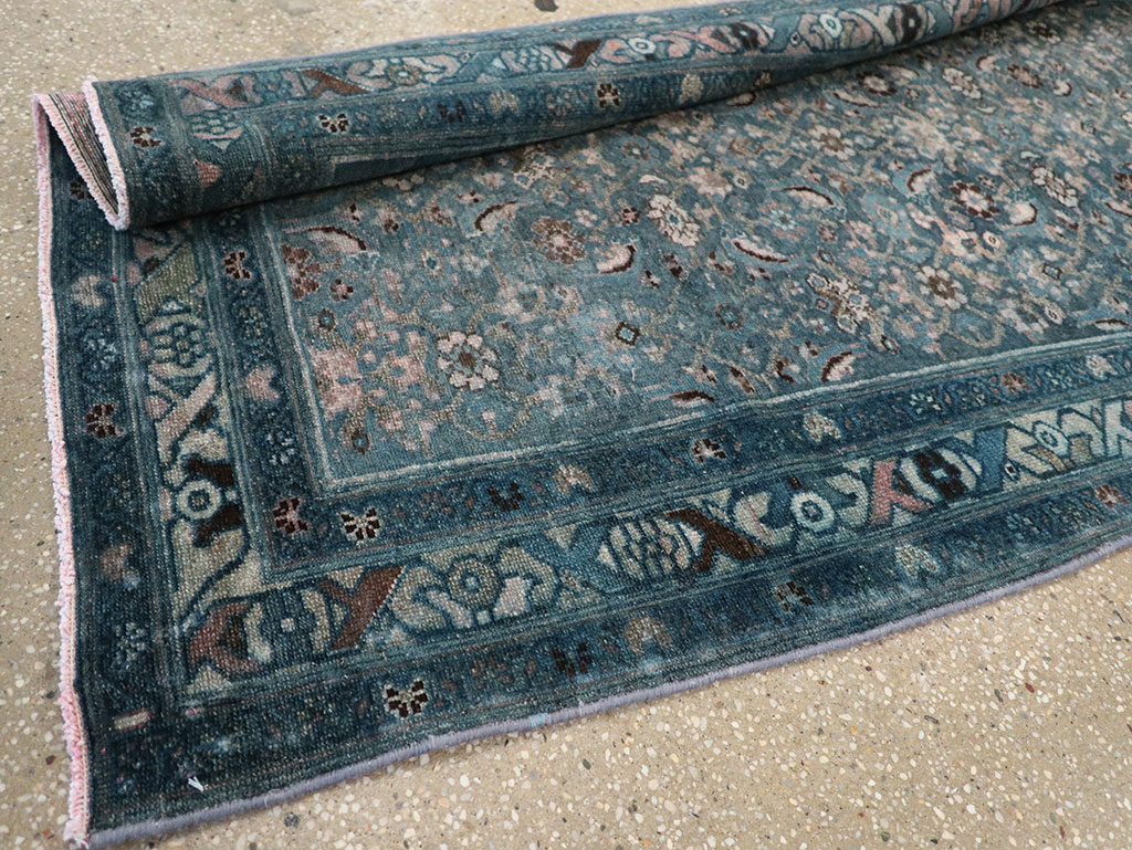 Vintage Persian Malayer Long Runner, No.23537 - Staging