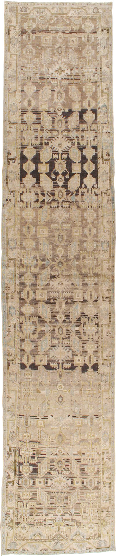 Vintage Persian Malayer Runner, No.23538 - Staging