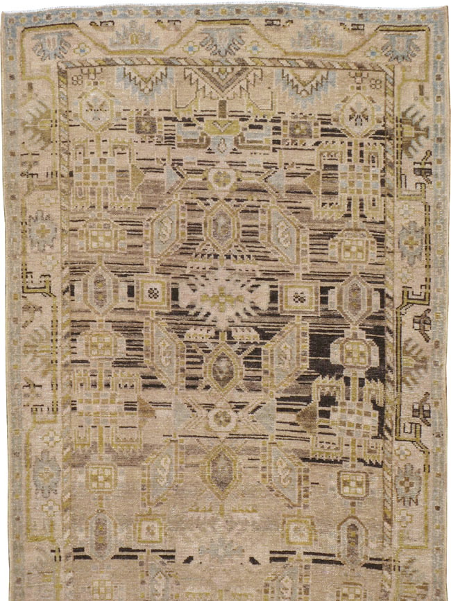 Vintage Persian Malayer Runner, No.23538 - Staging