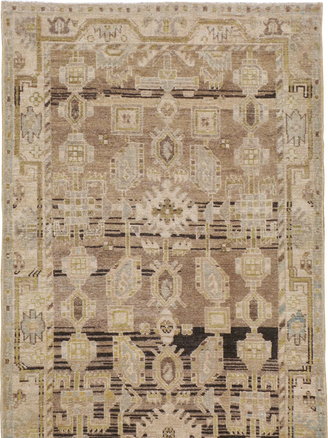 Vintage Persian Malayer Runner, No.23538 - Staging