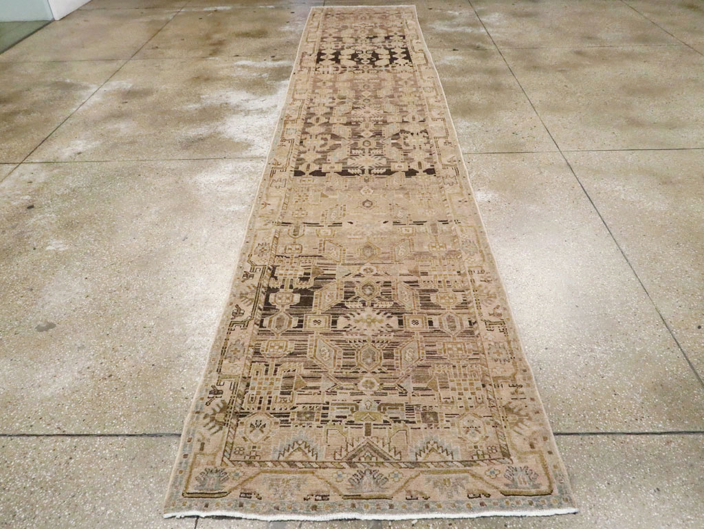 Vintage Persian Malayer Runner, No.23538 - Staging