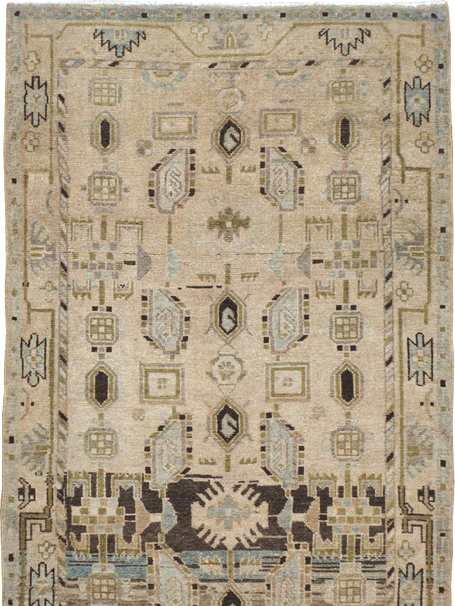 Vintage Persian Malayer Runner, No.23539 - Staging