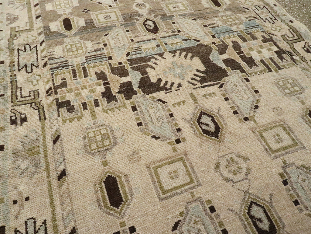 Vintage Persian Malayer Runner, No.23539 - Staging