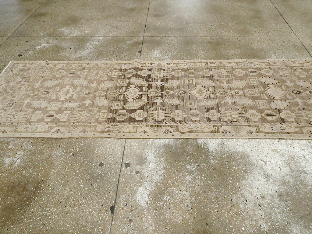 Vintage Persian Malayer Runner, No.23539 - Staging