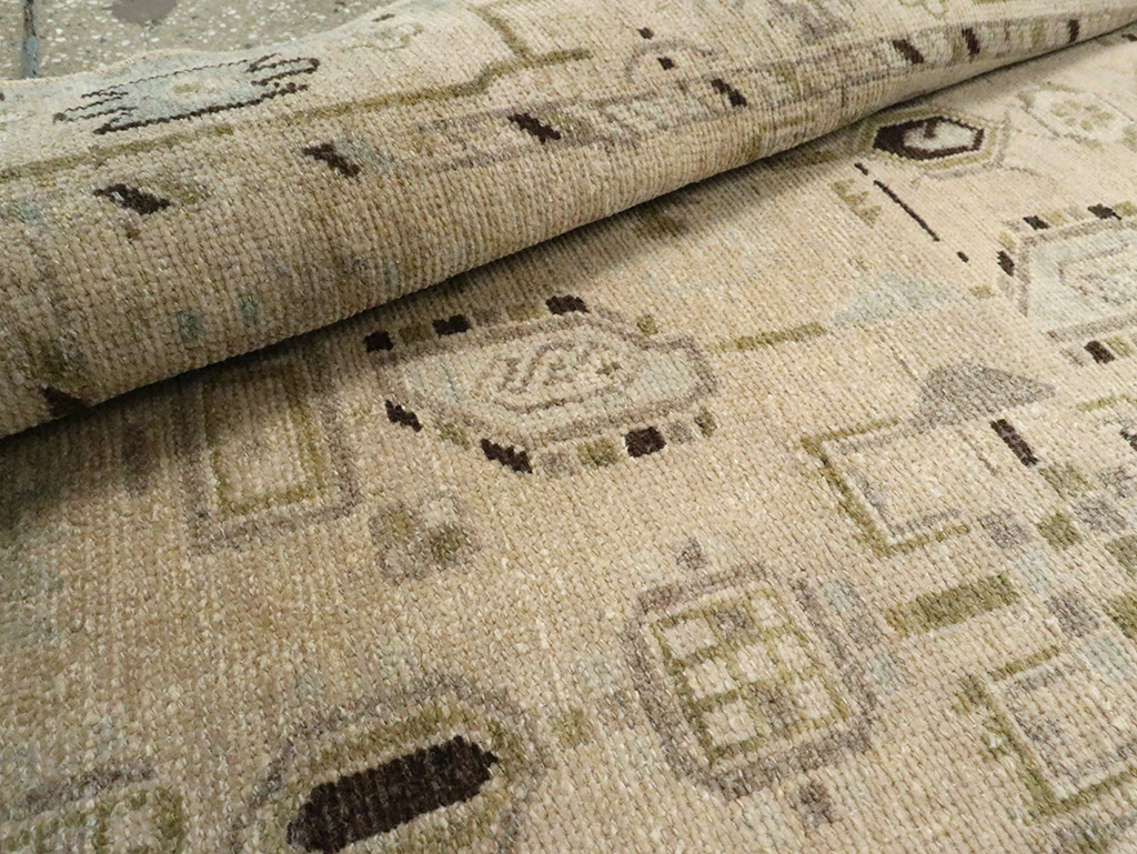 Vintage Persian Malayer Runner, No.23539 - Staging