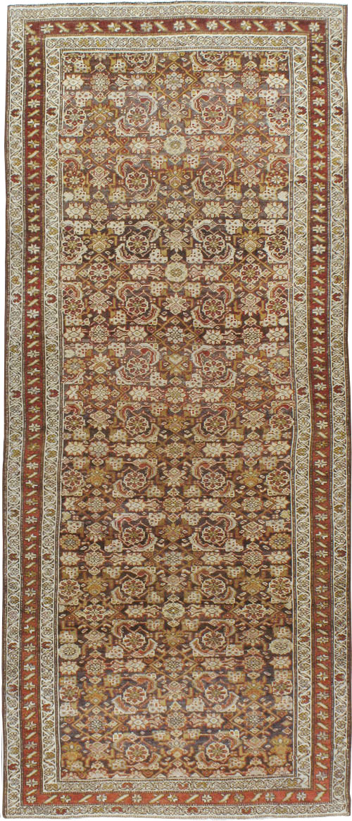 Vintage Persian Malayer Rug, No.23540 - Staging