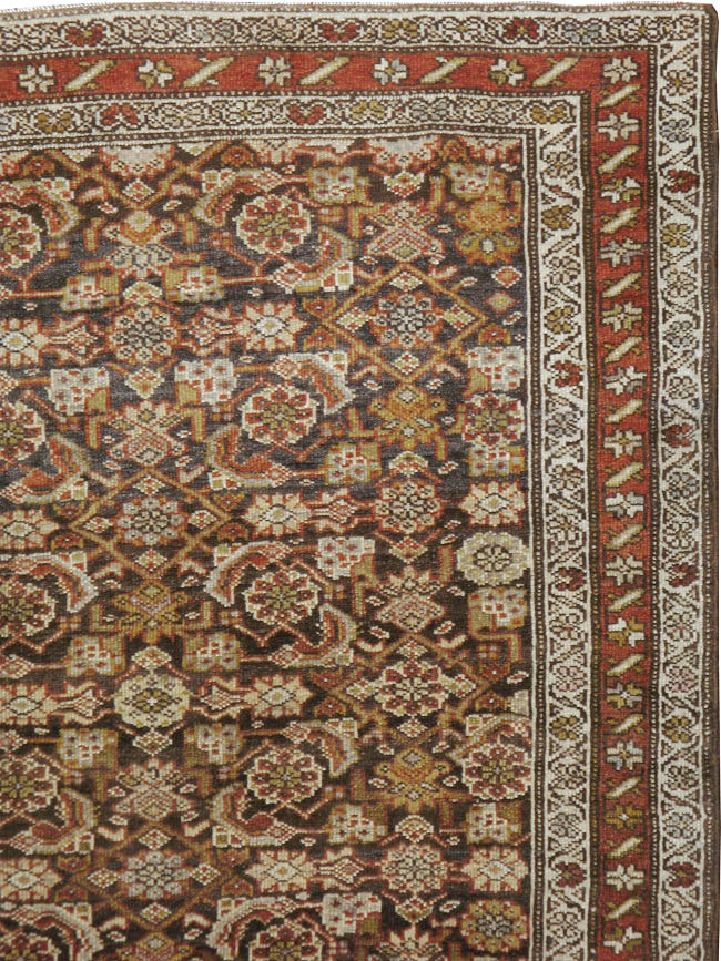 Vintage Persian Malayer Rug, No.23540 - Staging