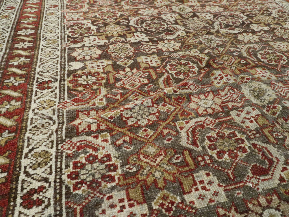 Vintage Persian Malayer Rug, No.23540 - Staging