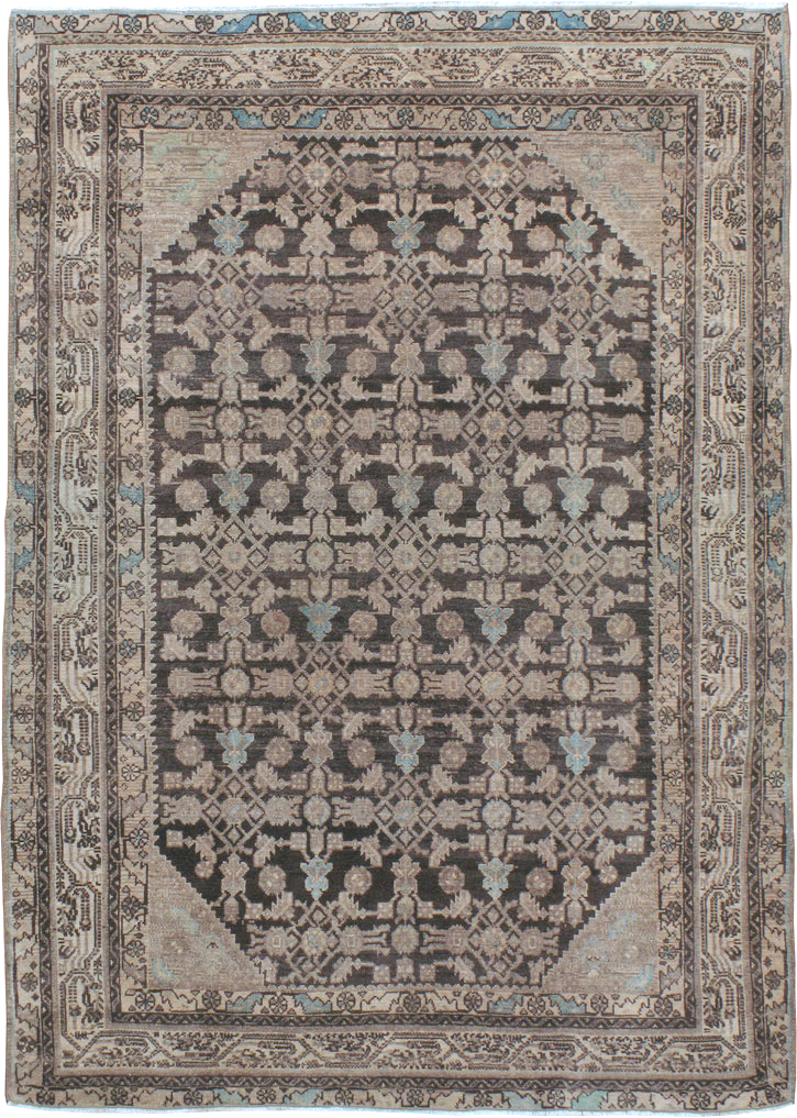 Vintage Persian Malayer Rug, No.23541 - Staging